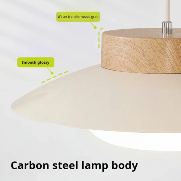 Nordic Cream Wind LED Pendant Light Art Decorative Hanging Lamp For Kitchen Island Dining Room Bedside Modern Lighting Fixtures - Image 6